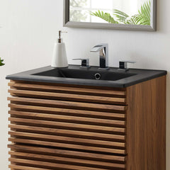 Cayman Black 24" Bathroom Sink - Ornate Home