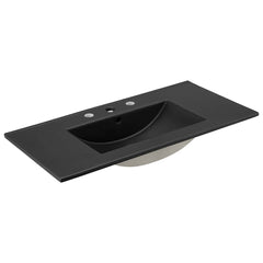 Cayman Black 36" Bathroom Sink - Ornate Home