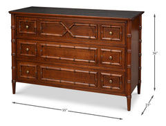 Cayman Brown Commode Chest - Ornate Home