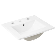 Cayman White 18" Bathroom Sink - Ornate Home