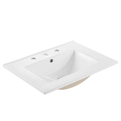 Cayman White 24" Bathroom Sink - Ornate Home