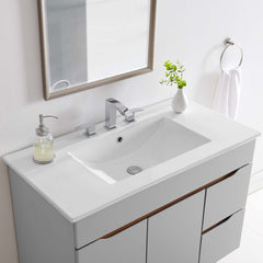 Cayman White 36" Bathroom Sink - Ornate Home