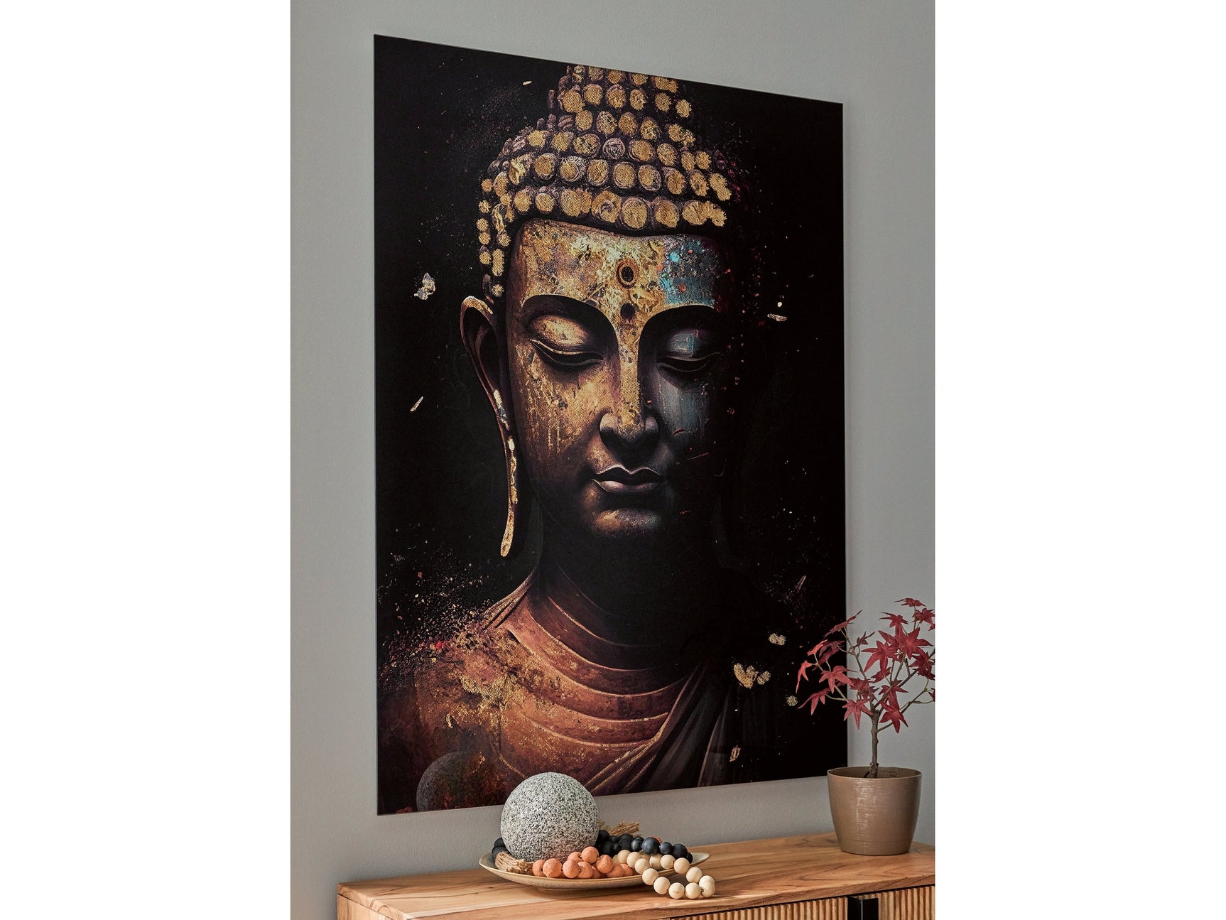 Caymoore Black/Gold Finish Wall Art (Online Special Price) - Ornate Home