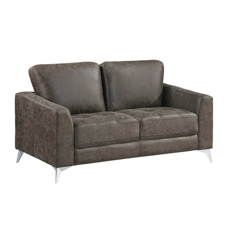 Cazon Brown Loveseat - Ornate Home