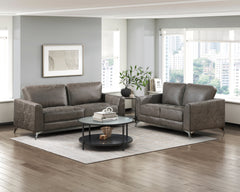 Cazon Brown Loveseat - Ornate Home