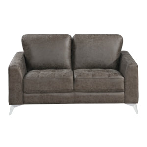 Cazon Brown Loveseat - Ornate Home
