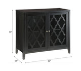 Ceara Black Console Table - Ornate Home