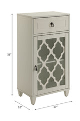 Ceara White Accent Table - Ornate Home