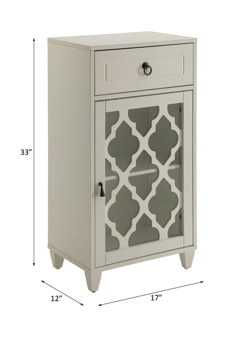 Ceara White Accent Table - Ornate Home