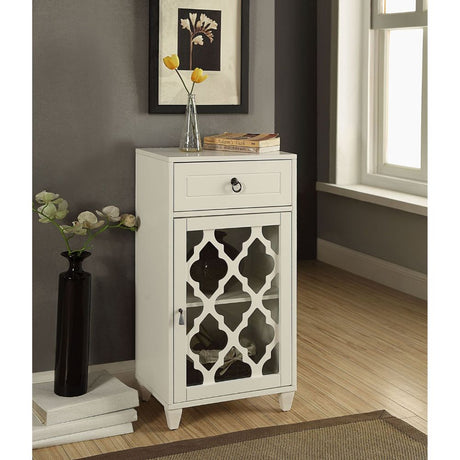 Ceara White Accent Table - Ornate Home