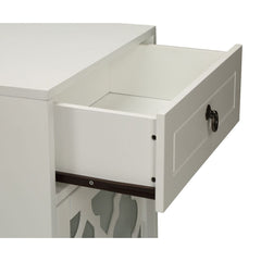 Ceara White Accent Table - Ornate Home