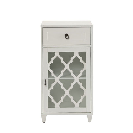Ceara White Accent Table - Ornate Home