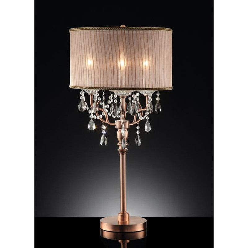 Cecelia Copper Table Lamp - Ornate Home