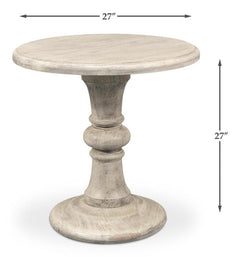 Cecelia Natural Pedestal Table - Ornate Home