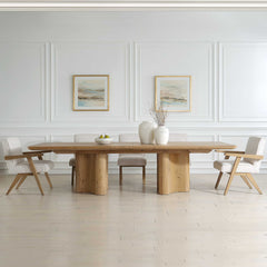 Cecelia Oak Dining Table - Ornate Home