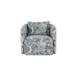 Cecil Blue Tapestry Accent Chair - Ornate Home