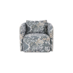 Cecil Blue Tapestry Accent Chair - Ornate Home
