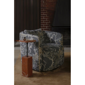 Cecil Blue Tapestry Accent Chair - Ornate Home