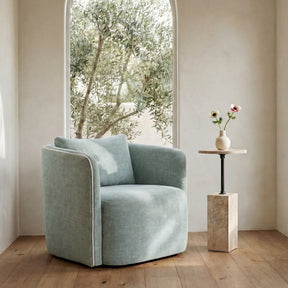 Cecil Light Blue Accent Chair - Ornate Home