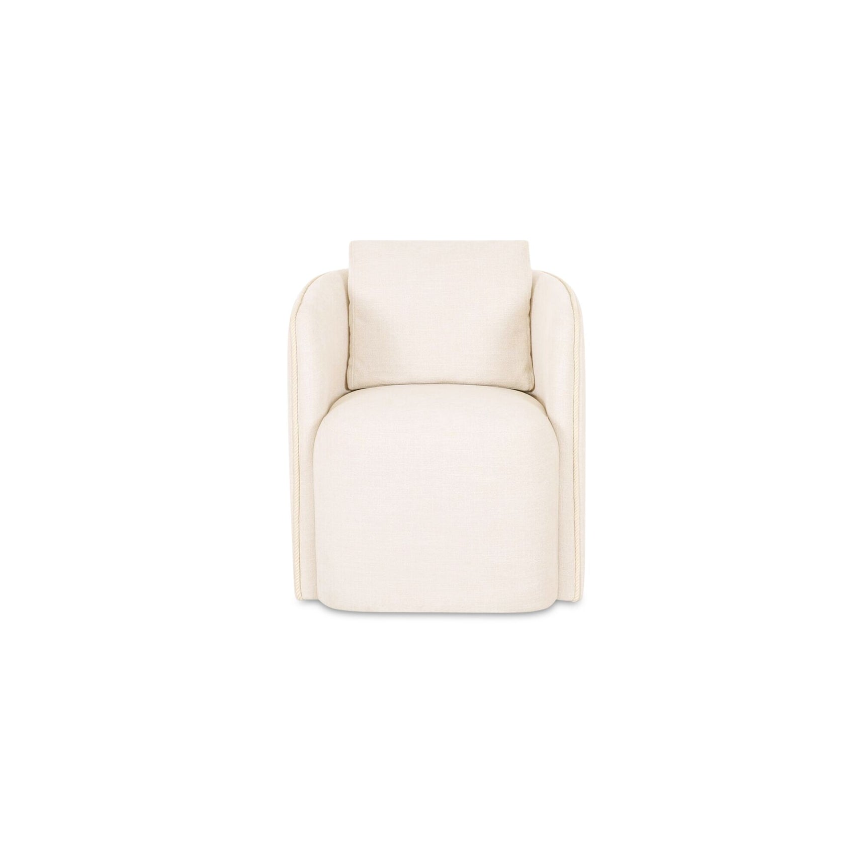 Cecil Warm White Dining Chair - Ornate Home