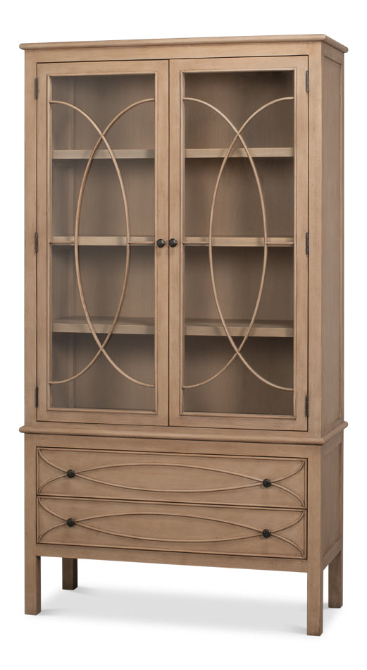 Cecile Beige Bookcase