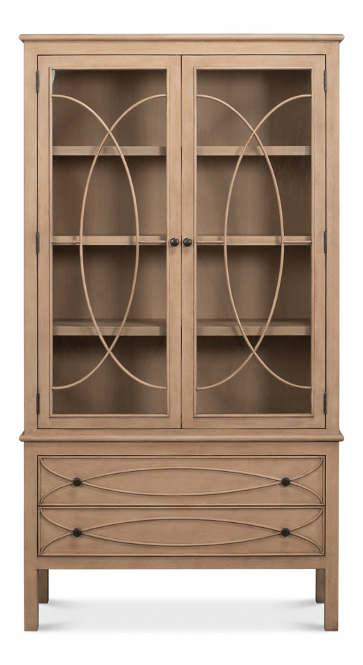 Cecile Beige Bookcase