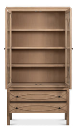 Cecile Beige Bookcase