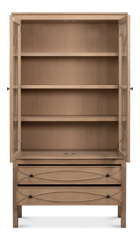 Cecile Beige Bookcase