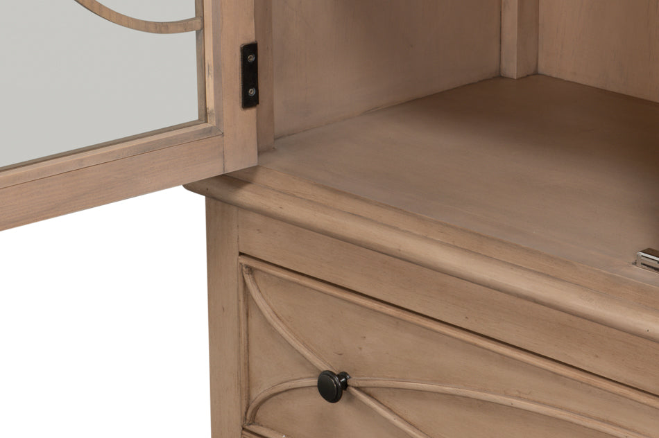 Cecile Beige Bookcase