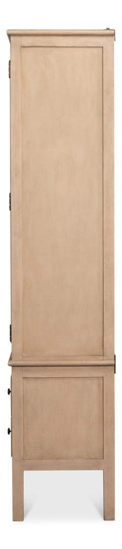 Cecile Beige Bookcase - Ornate Home