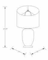 Cedar Table Lamp - Clearance - Ornate Home