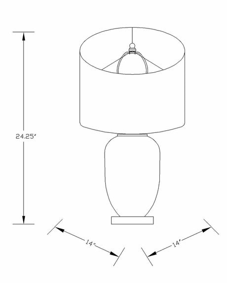 Cedar Table Lamp - Clearance - Ornate Home
