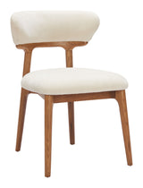 Cedar White & Walnut Dining Chair (Set of 2) - Ornate Home