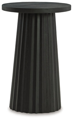 Ceilby Black Accent Table - Ornate Home