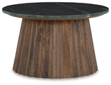 Ceilby Black/Brown Accent Coffee Table - Ornate Home