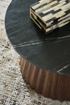 Ceilby Black/Brown Accent Coffee Table - Ornate Home