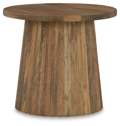 Ceilby Natural Accent Table - Ornate Home