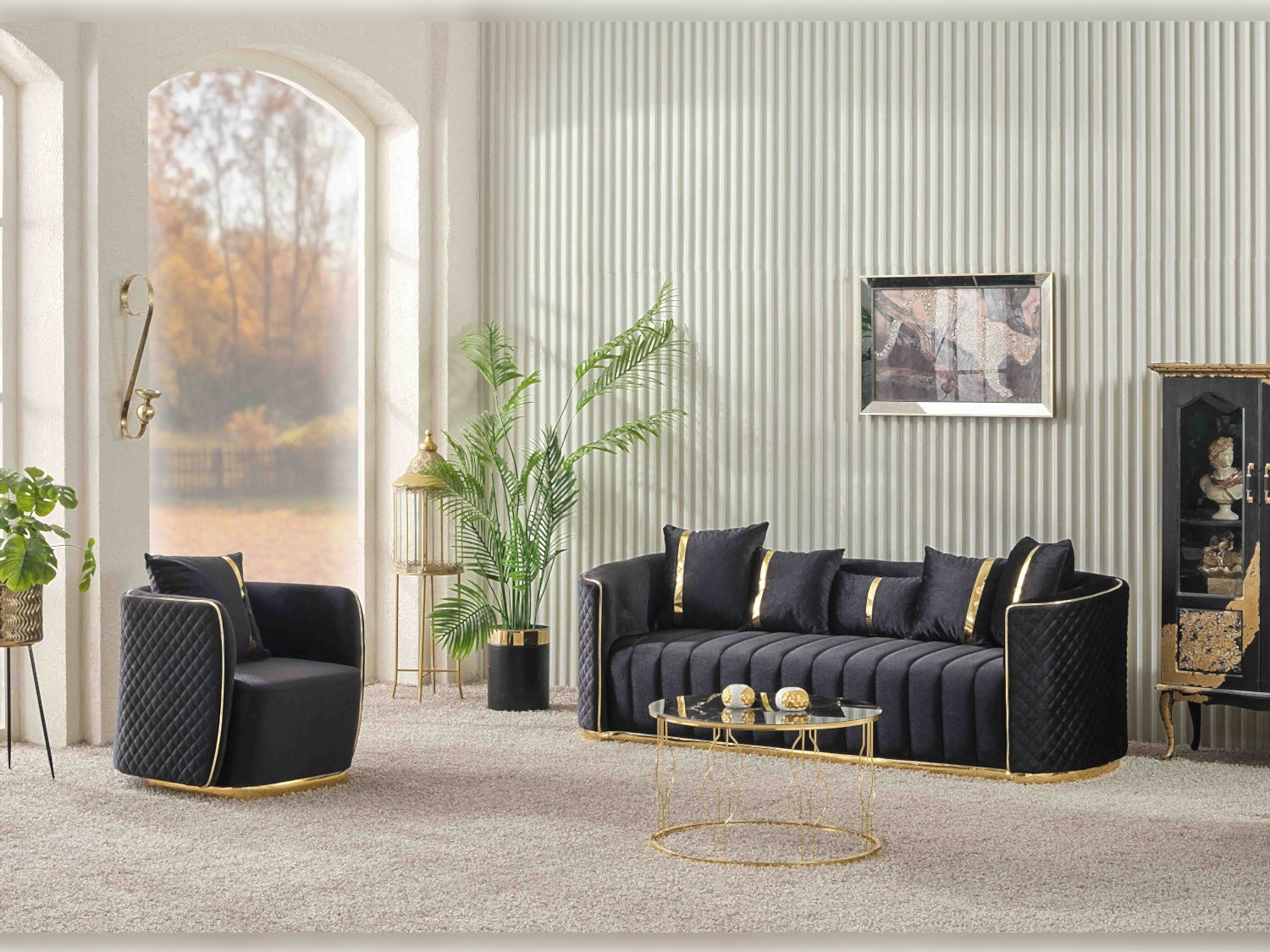 Ceko Black Chair