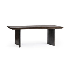 Celadon Truffle Brown 84" Rectangular Dining Table