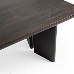 Celadon Truffle Brown 84" Rectangular Dining Table
