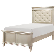 Celandine Silver 4-piece Twin Bedroom Set - Ornate Home