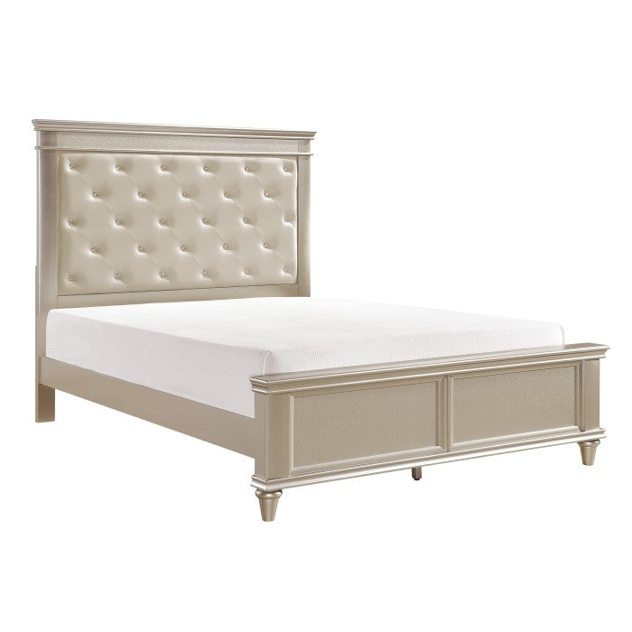 Celandine Silver California King Bed - Ornate Home