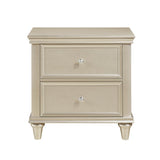 Celandine Silver Nightstand - Ornate Home