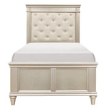 Celandine Silver Twin Bed - Ornate Home