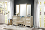 Celandine Silver Vanity Dresser with Mirror - Ornate Home