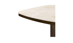 Celeste Beige Marble Cafe Table Cosmos - Ornate Home
