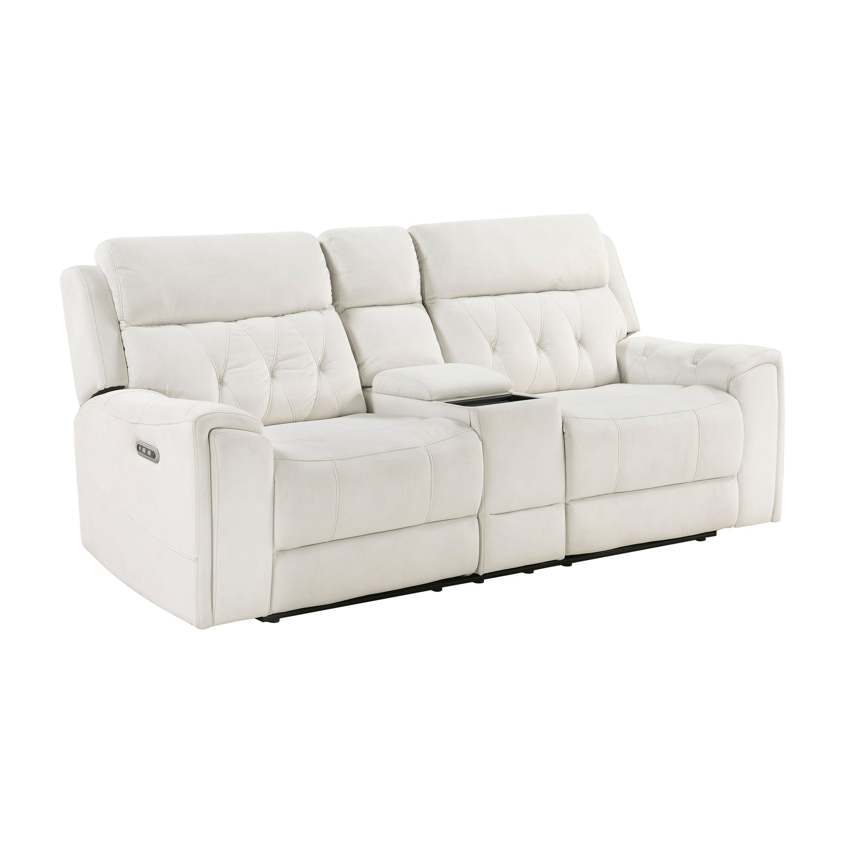 Celeste Beige Power Double Reclining Loveseat - Ornate Home