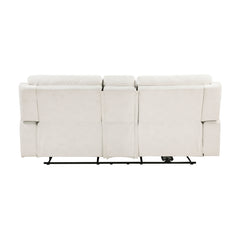 Celeste Beige Power Double Reclining Loveseat - Ornate Home