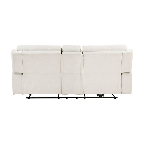 Celeste Beige Power Double Reclining Loveseat - Ornate Home