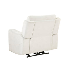 Celeste Beige Power Reclining Chair with Power Headrest - Ornate Home